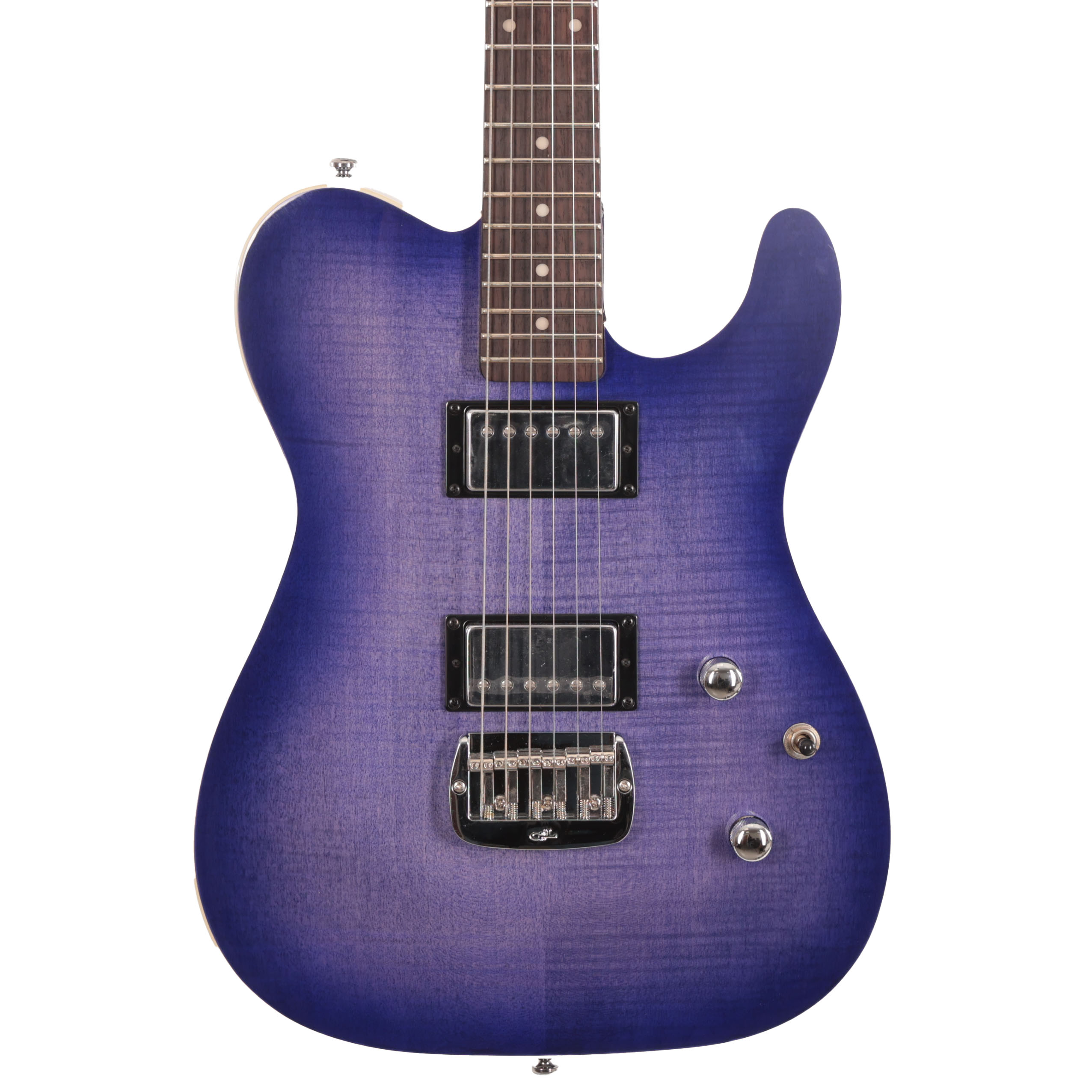 B Stock : G&L Tribute ASAT Deluxe Carved Top Blueburst Rosewood Fretboard 015